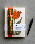 Tulip Embroidered Journal, Pouch and Pen Set