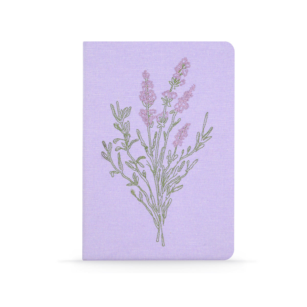 Lavender Bunch Embroidered Journal