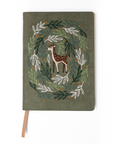 Deer Embroidered Journal