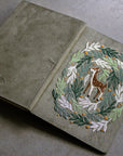 Deer Embroidered Journal