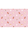 Kawaii Food Pattern Deskpad