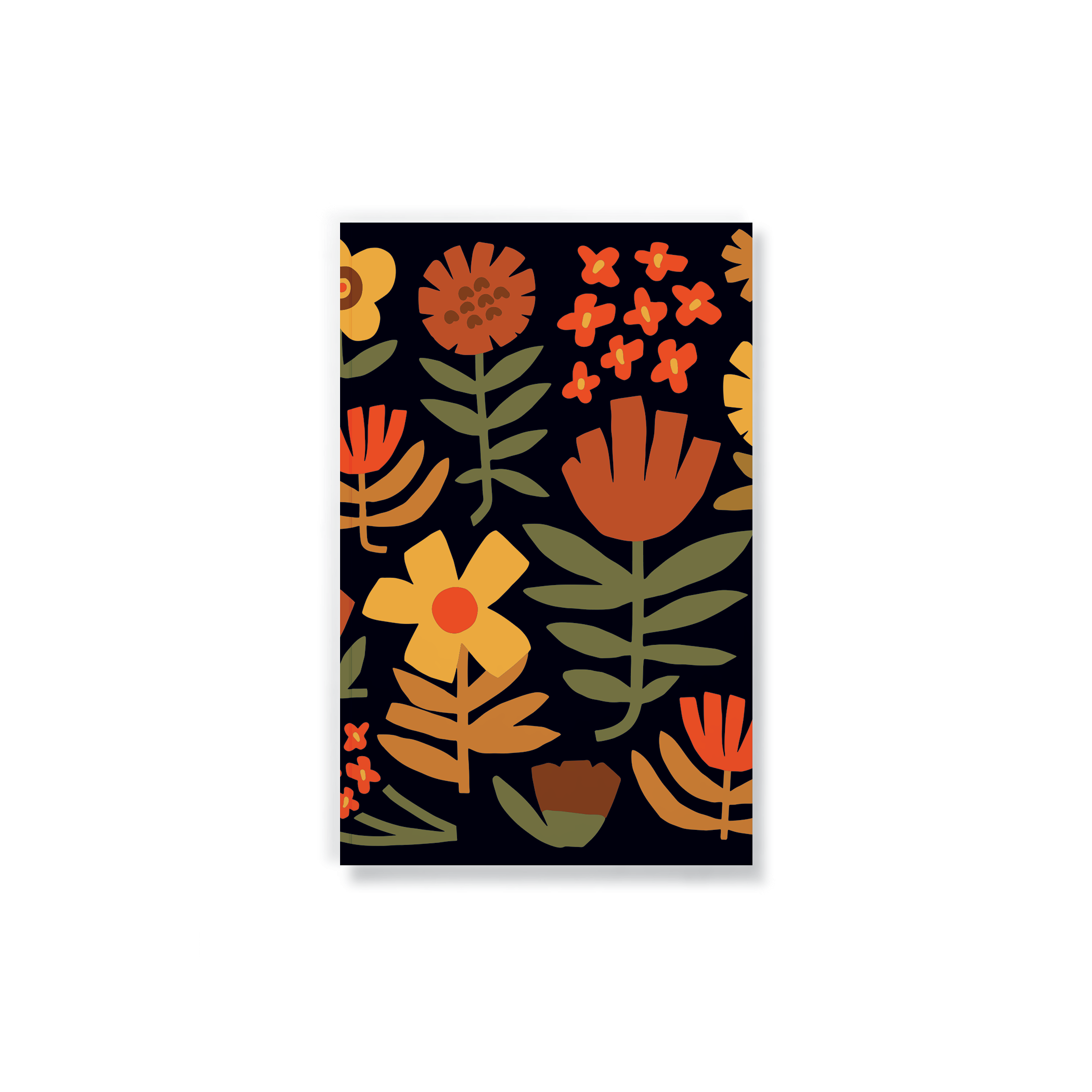 Chunky Flowers Classic Layflat Lined Notebook