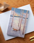 Snowbound Fox Classic Layflat Notebook