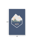 Mountain Badge Personalized Namedrop Classic Layflat Notebook