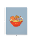 Ramen and Cats Medium Layflat Lined Notebook