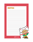 Tayto Lucky Cat Notepad