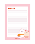 Kawaii Food Pattern Notepad