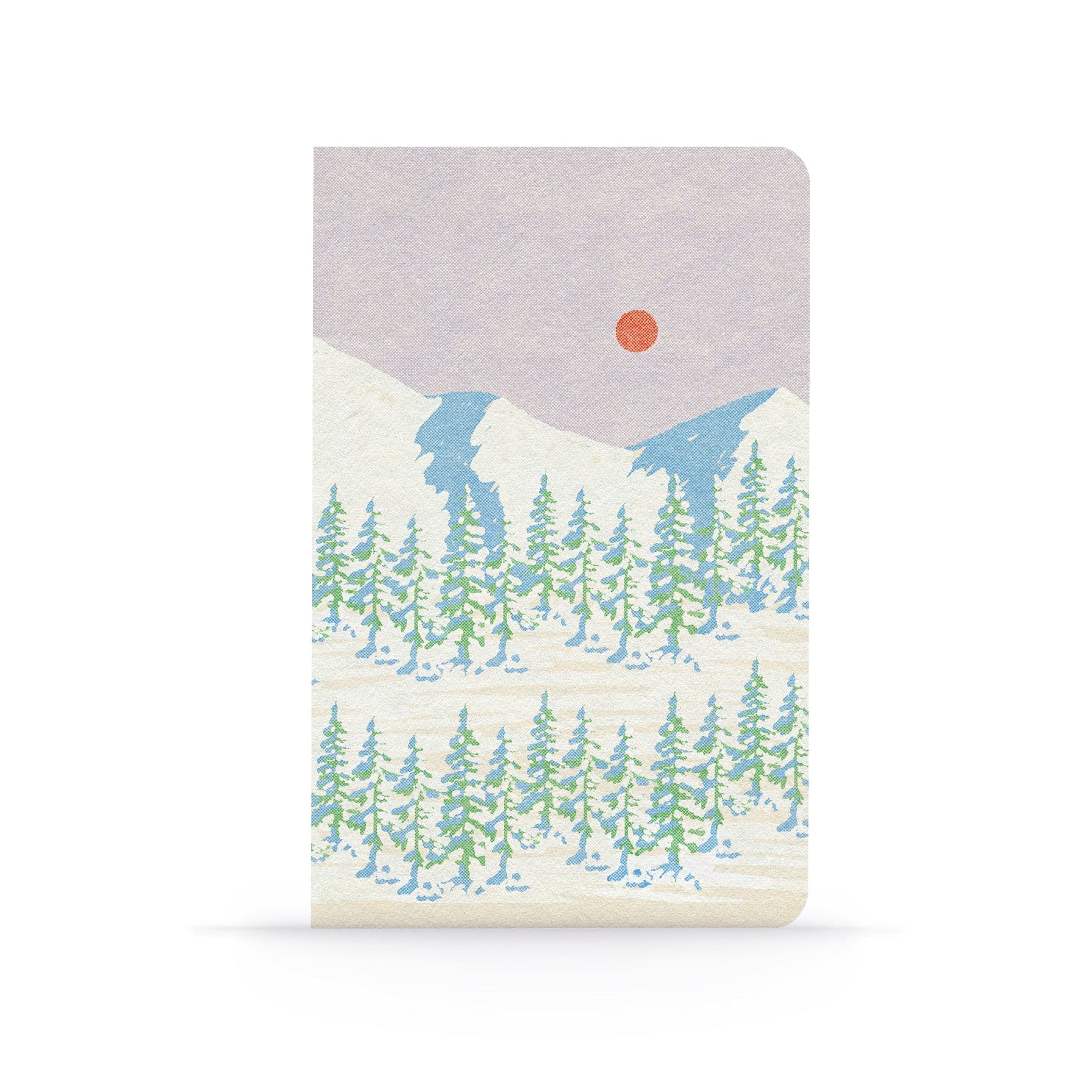 Snowy Mountains Classic Layflat Lined Notebook
